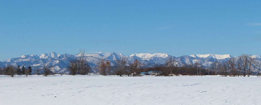 冬の日高山脈