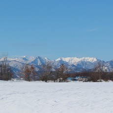 冬の日高山脈